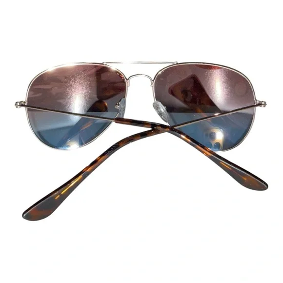Pink and Blue Aviator Sunglasses - Picture 4 of 6
